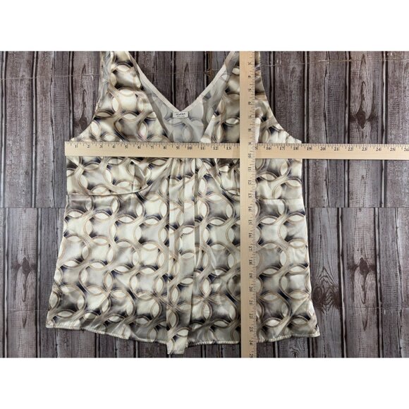 AGNONA 100% Silk sleeveless Top Tank blouse sz 50 US 14 NWOT Made in Italy $849 - Picture 3 of 6